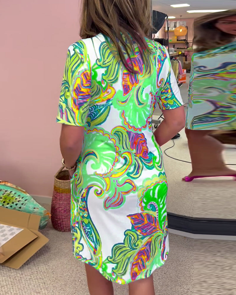 Griselda™ | Vibrant Floral Mini Dress