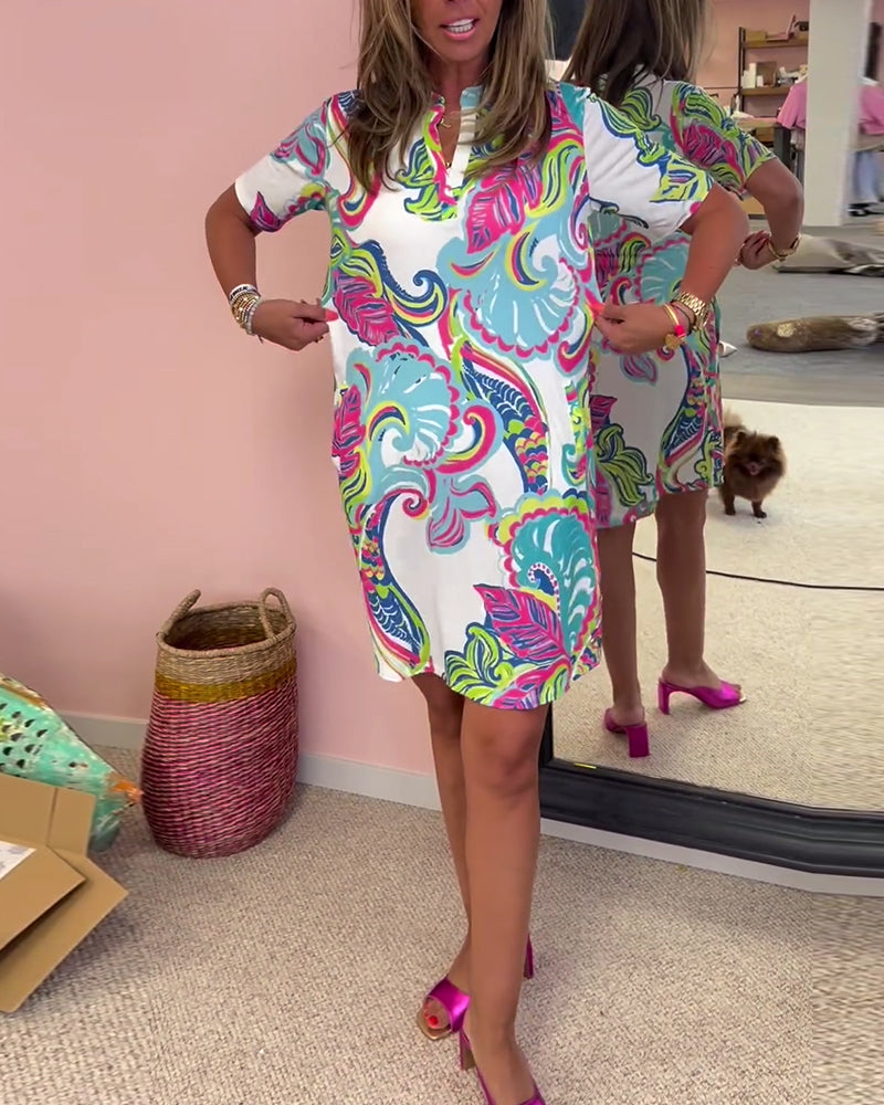 Griselda™ | Vibrant Floral Mini Dress