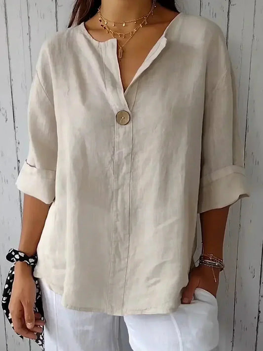 Jessia™ |  Casual V-neck Blouse