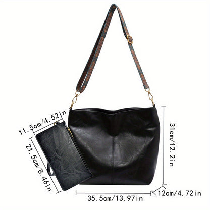 Raluca™ | Geometric Strap Hobo Bag