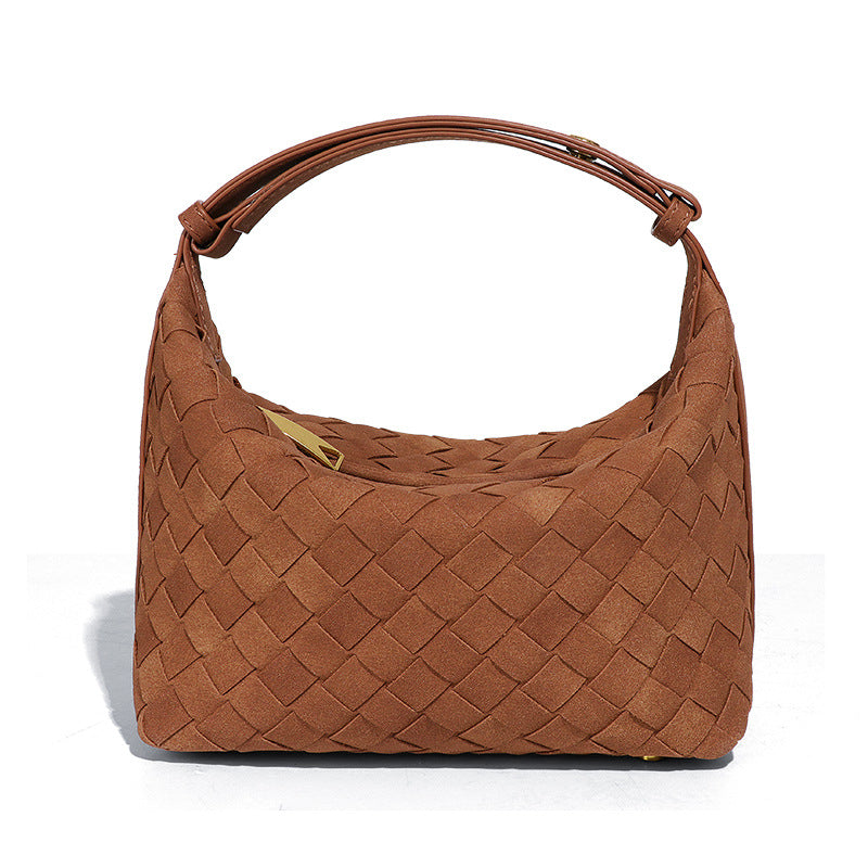 Jasmine™ | Woven Suede Bag