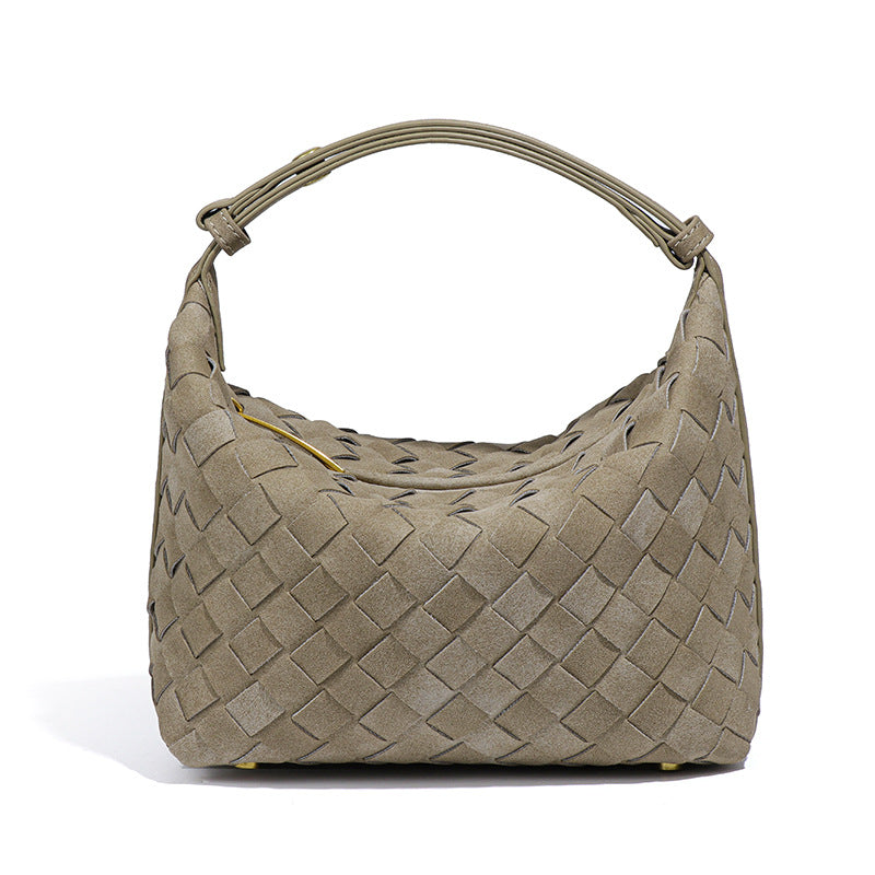 Jasmine™ | Woven Suede Bag