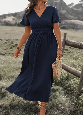 Selah™ | Elegant Dress with V-Neck