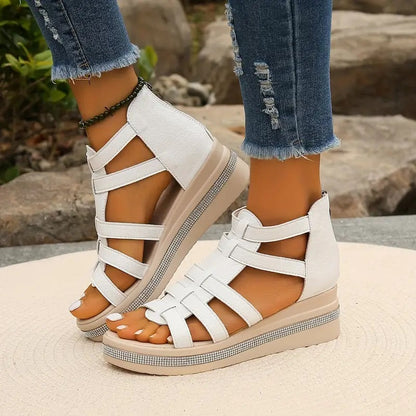 Cleopatra™ | Elegant Wedge Sandals