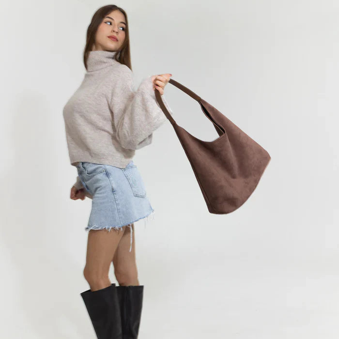 Everleigh™ | Vegan Suede Hobo Bag