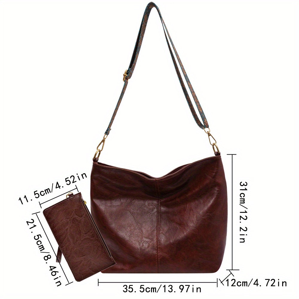 Raluca™ | Geometric Strap Hobo Bag