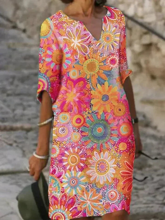 Blossom™ - Colourful Floral Dress