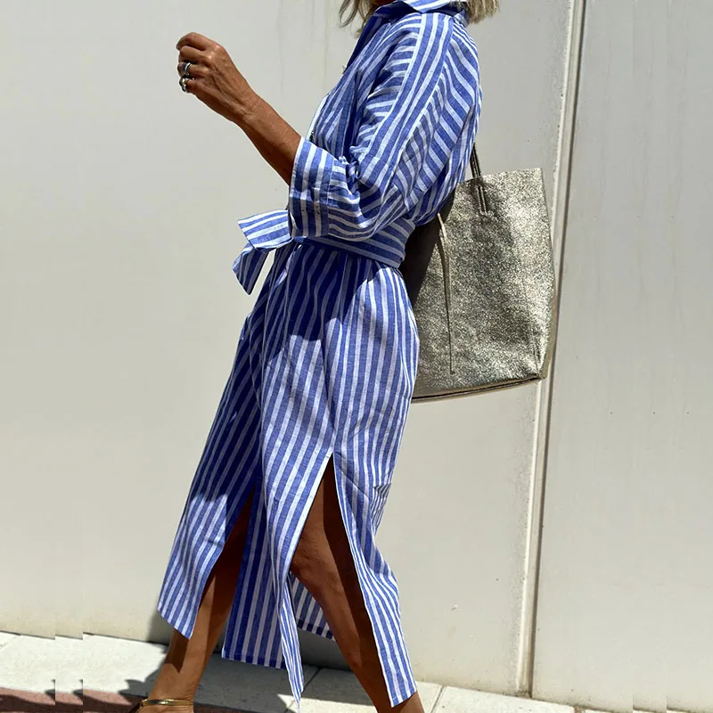 Maeve™ | Striped Shirt Dress