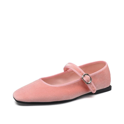 Liana™ | Elegant Flat Round Nose Shoes