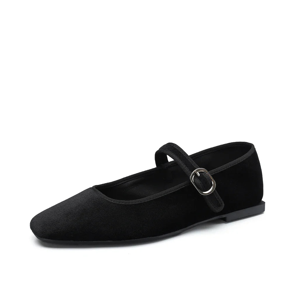 Liana™ | Elegant Flat Round Nose Shoes