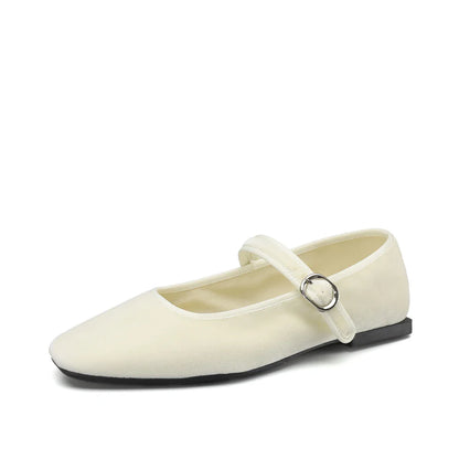 Liana™ | Elegant Flat Round Nose Shoes