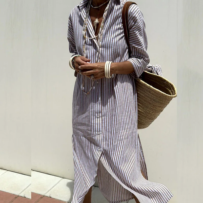 Maeve™ | Striped Shirt Dress