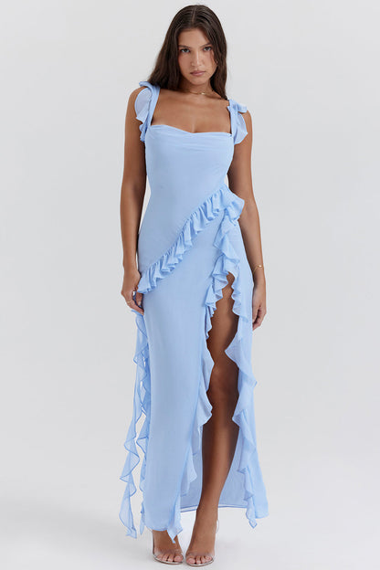 Olalla™ | Chic Ruffle Maxi Dress