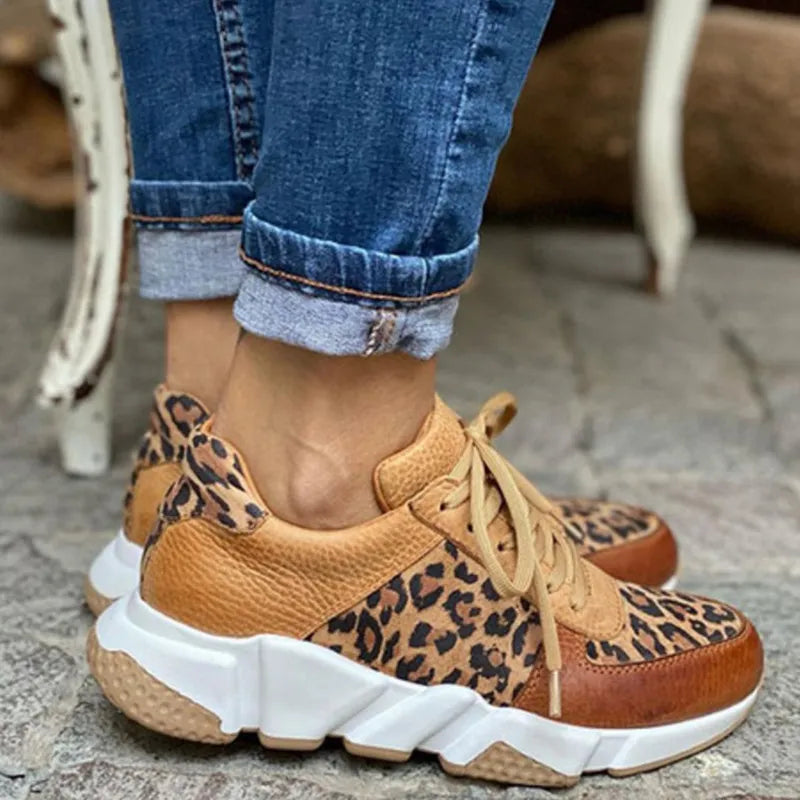 Georgia™ - Leopard Print Sneakers