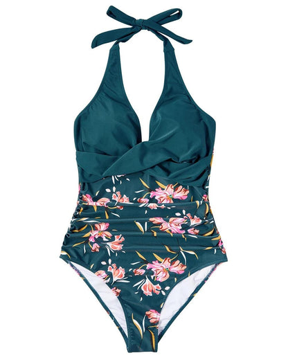 Gamila™ | Floral Ruched Swimsuit